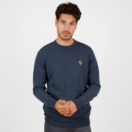 HerenTruiFelland-JeansblauwMelange