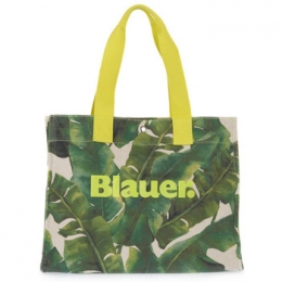 BoodschappentasBlauerPALMSHOPPINGBAG