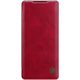 SamsungGalaxyA72Hoesje-QinLeatherCase-FlipCover-Rood