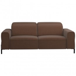 20korting-LeenBakker-BankDave3-zits-BillyJoe-Cognac-Stof-Bruin-105x198x79Cm