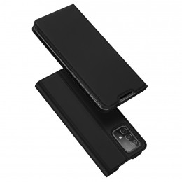 DuxDucis-TelefoonhoesjecompatibelmetSamsungGalaxyA735G-SkinProBookCase-Zwart