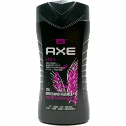 6xAxe3-in-1DouchegelExcite250ml