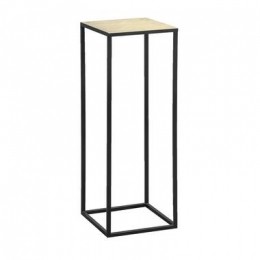 PlantentafelHugo-zwartgoudkleur-70x25x25cm