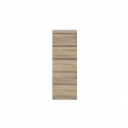 LadekastNaiahoog5lades-eikenkleur-1113x402x50cm