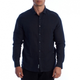 OverhemdLangeMouwInmyhoodHS24MCA01-NAVY
