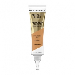 MaxFactorMiraclePureSkinImprovingFoundation76WarmGolden30ml