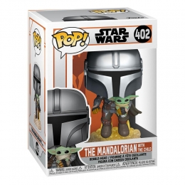 StarWarsTheMandalorianPOPTVVinylFigureMandoFlyingwJetPack9cm