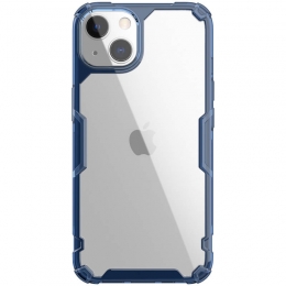 TelefoonhoesjegeschiktvoorAppleiPhone14Plus-NillkinNatureTPUCase-BackCover-Blauw