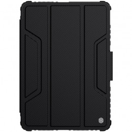 Nillkin-TablethoesgeschiktvoorHuaweiMatePadPro1082021-PULerenExtremeTri-FoldBookCase-HuaweiMatePadProhoesmetCameraprotectie-huaweihoesMetSleepWake-upFunctie-