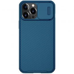 TelefoonhoesjegeschiktvoorAppleiPhone14Plus-NillkinCamShieldProCase-Blauw