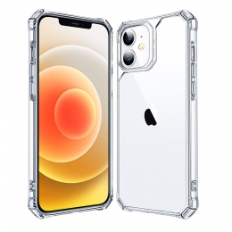 ESRAirArmor-HoesjegeschiktvoorAppleiPhone12Mini-SchokbestendigeBackCover-ExtremeTPUBackCover-Transparant