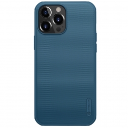 TelefoonhoesjegeschiktvooriPhone13Pro-SuperFrostedShieldPro-BackCover-Blauw