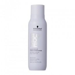 SchwarzkopfProfessionalBlondMeBondRepairPurpleConditioner250ml