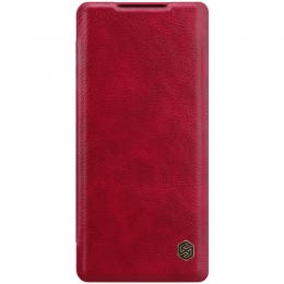 SamsungGalaxyA72Hoesje-QinLeatherCase-FlipCover-Rood