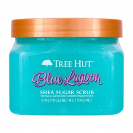 TreeHutBlueLagoonSheaSugarBodyScrub510gram