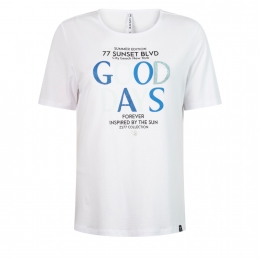 ZosoSunsetCasaulT-shirtDamesS36