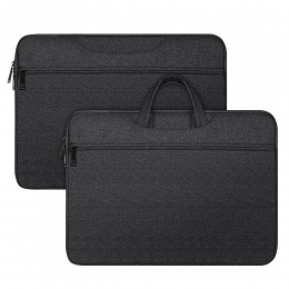 DuxDucis-Laptoptas-LaptoptasLaptoprugzak-Laptophoes-14tot154Inch-LaptopSleeve-LaptopTas-MetHandvat-Zwart