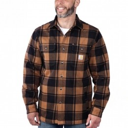 CarharttRelaxedFitHeavyweightFlannelSherpaCasualVestHerenXL