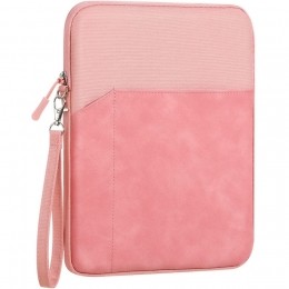 Case2go-Laptopsleeve97Inch-Laptopsleeve-MetKoort-Voorvak-Waterafstotend-Roze