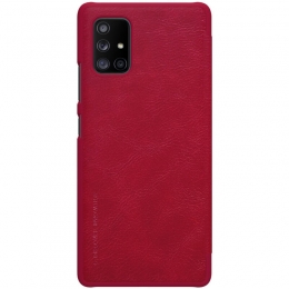 SamsungGalaxyA715GHoesje-QinLeatherCase-FlipCover-Rood