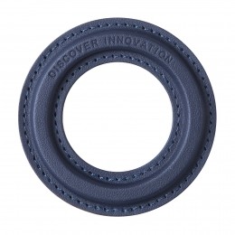 Nillkin-MagnetischeRing-SnapholdMagneticsticker-VeganLeer-GeschiktvooriPhone12iPhone13serie-DonkerBlauw