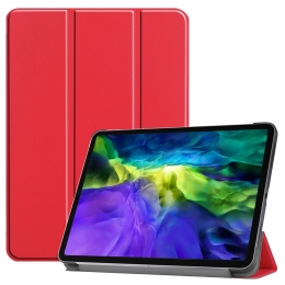 TablethoesvoorAppleiPadPro11inch2022tri-foldcover-CasemetAutoWakeSleepfunctie-Rood