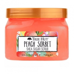 TreeHutPeachSorbetSheaSugarBodyScrub510gram