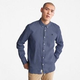 OverhemdLangeMouwTimberlandTB0A2DC32881-LINENSHIRT-DARKDENIM