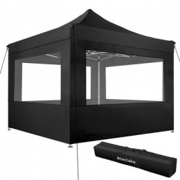 tectake-partytent3x3mopvouwbaar-4wanden-zwart