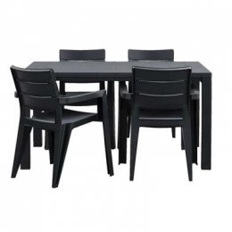 KeterAlliberttuinsetIbizaJulie-grijs-5-delig