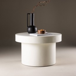 NohrRondeSalontafelTazia80cm-Wit