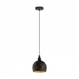 EGLOhanglampRoccaforte-zwartgoud