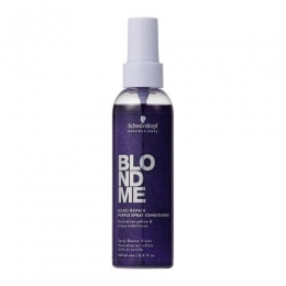 SchwarzkopfProfessionalBlondMeBondRepairPurpleSprayConditioner150ml