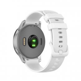 Case2go-SiliconenbandjegeschiktvoorGarminVenu2Vivoactive4GarminActive-Siliconen-22MM-Wit