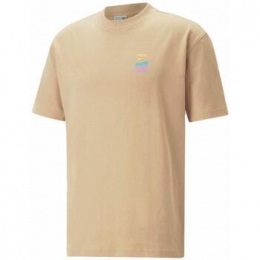 T-shirtKorteMouwPuma539181downtowngraphicteebeige