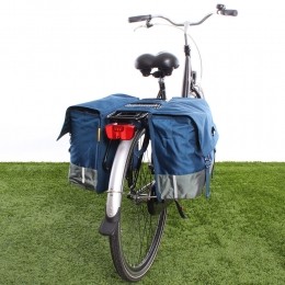 Dubbelefietstas40LRecycled-BlauwGroen