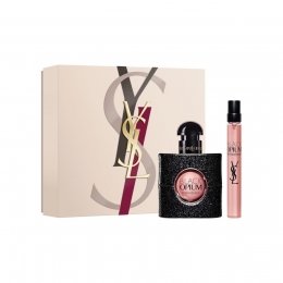 YvesSaintLaurentBlackOpiumEaudeParfum30ml10mlTravelspraySet