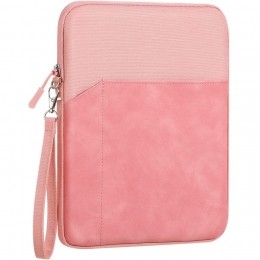 Case2go-Laptopsleeve97Inch-Laptopsleeve-MetKoort-Voorvak-Waterafstotend-Roze