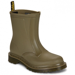 RegenlaarzenDrMartens1460RainPullOnBootDMsOlivePVC