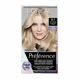 LOralPrfrenceCoolBlondesPermanenteHaarkleuring81LichtAsblond