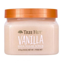 TreeHutVanillaSheaSugarBodyScrub510gram