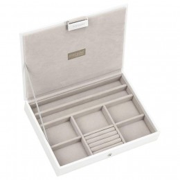 StackersWhiteGreyClassicLidded