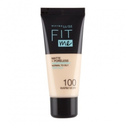 MaybellineFitMeMattePorelessLiquidFoundation100WarmIvory30ml