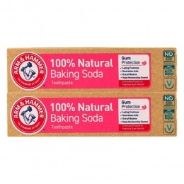 2xArmHammerTandpasta100NaturalGumProtection75ml