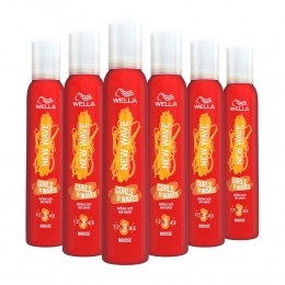6xWellaNewWaveHaarmousseCurlsandWaves200ml