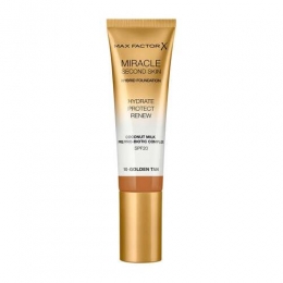 MaxFactorMiracleSecondSkinHybridFoundation10GoldenTan30ml