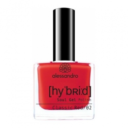 AlessandroHybridSoulGelPolish110ClassicRed8ml