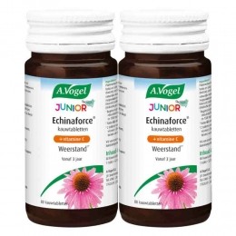 GratisVerzending2xAVogelJuniorEchinaforcemetVitamineC80kauwtabletten