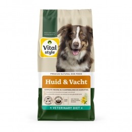 VitalstyleHuidVachtHondenvoer12kg