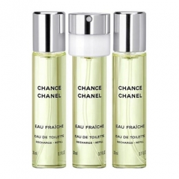 ChanelChanceEauFraicheEaudeToiletteRefill3x20ml